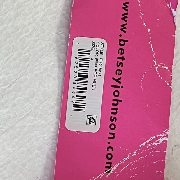 NWT Betsey Johnson Maxi Dress SZ 4 Pleated Pink Animal Print Prom Event Party - Picture 9 of 11